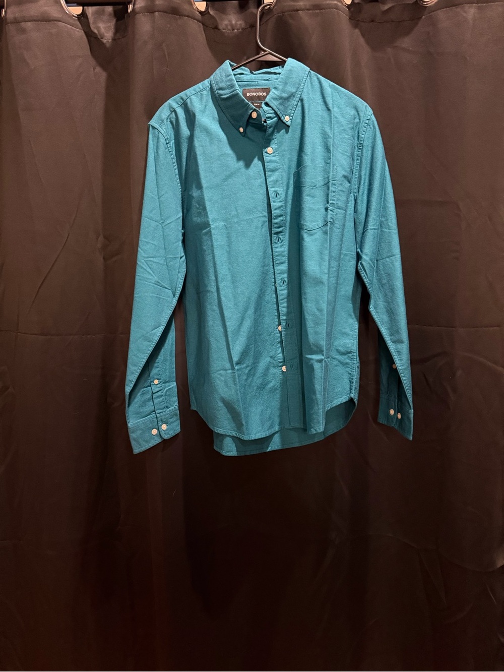 Bonobos Teal Button-Down Dress Shirt
